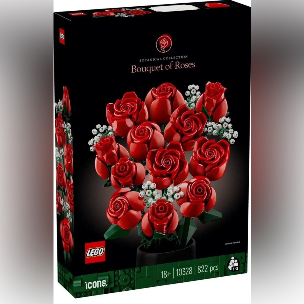 Lego 10328 Flower Bouquet of Roses New Released 2024, Limited Edition!